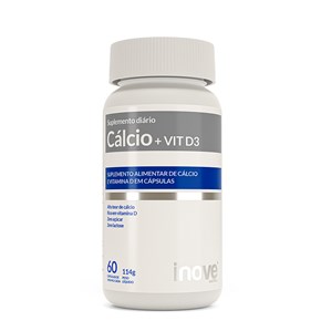 CALCIO + VIT D3 INOVE NUTRITION 60 CAPS