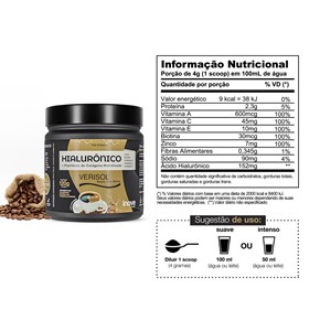 HIALURONICO C/ COLAGENO VERISOL INOVE NUTRITION 120G SABOR:CAFÉ