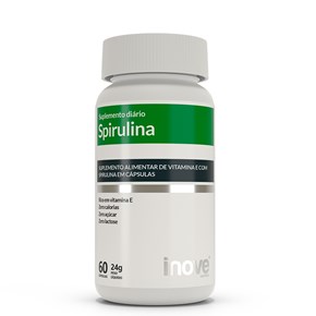 Spirulina Super Food 60 cápsulas - Inove Nutrition