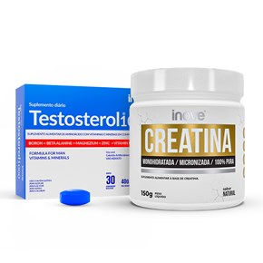 TESTOSTEROL 1000  30 COMP. + CREATINA INOVE NUTRITION 150G