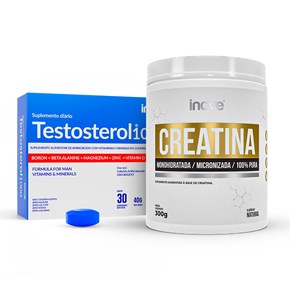 TESTOSTEROL 1000  30 COMP. + CREATINA INOVE NUTRITION 300G